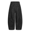 Black Tapered Jeans for Men and Women Casual Wide-Leg Long Pants