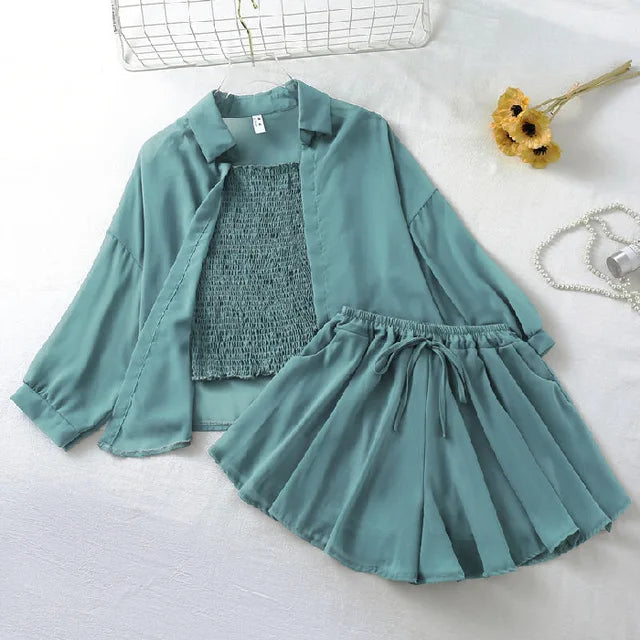 3-piece Sun Protection Chiffon Jacket