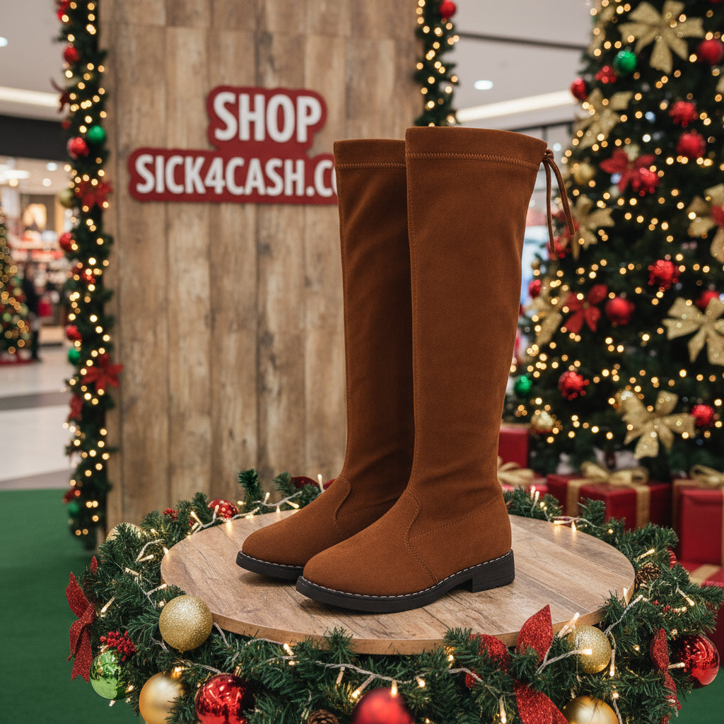 Princess boot brown to the knee