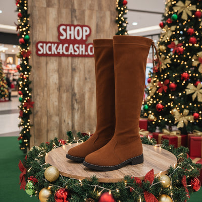 Princess boot brown to the knee