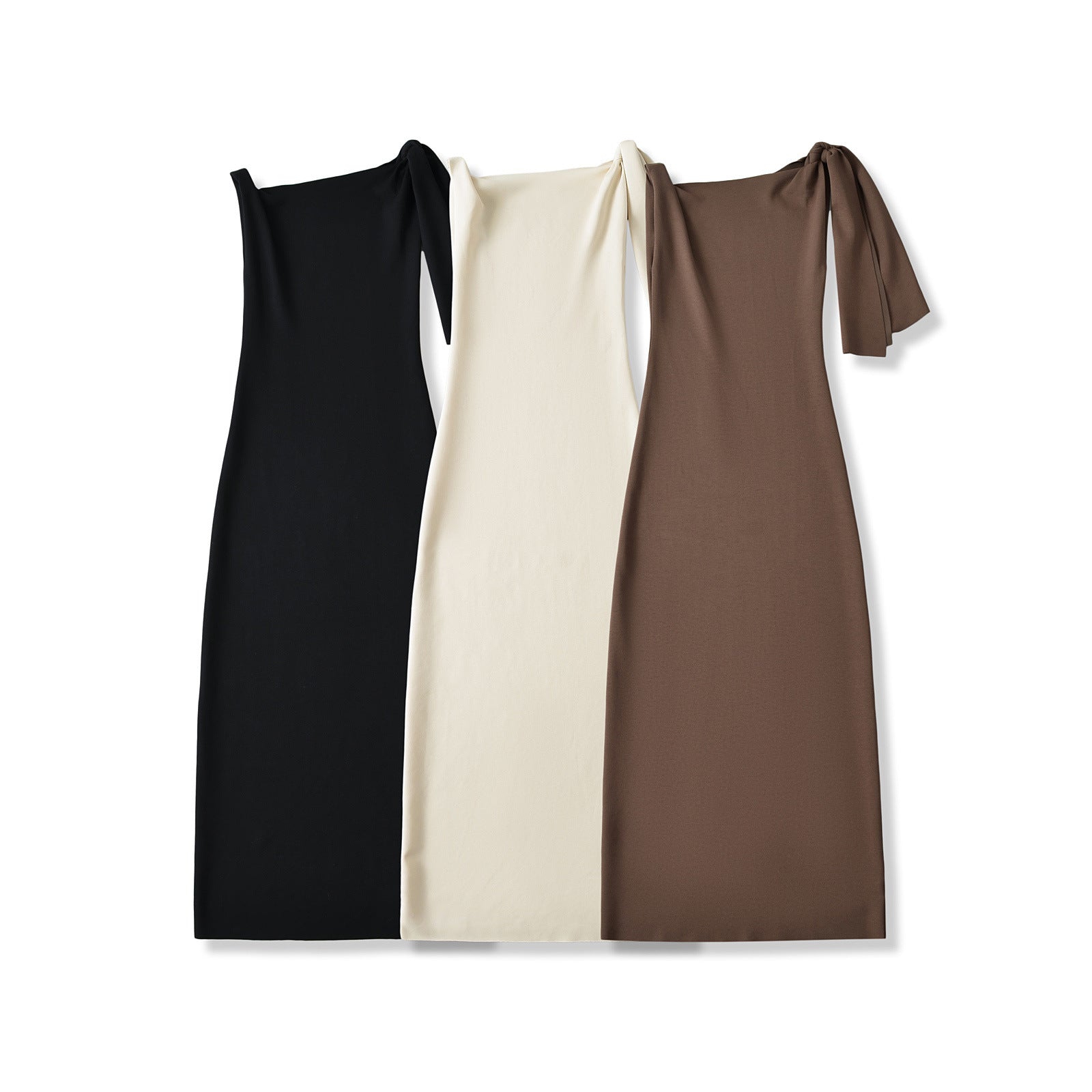 Women Asymmetrical Off-Shoulder Dress – Drama in Every Detail