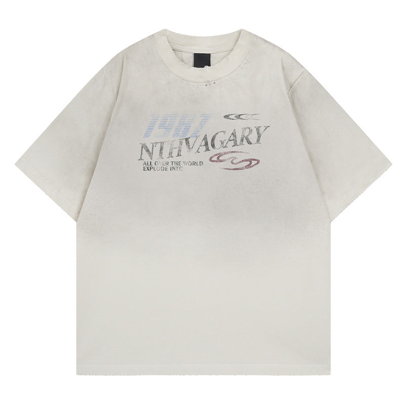 Short Sleeve T-Shirt Men's Fit Loose Couple Tee