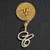 Hip hop accessories grass letter pendant melon seed buckle Cuban chain accessory