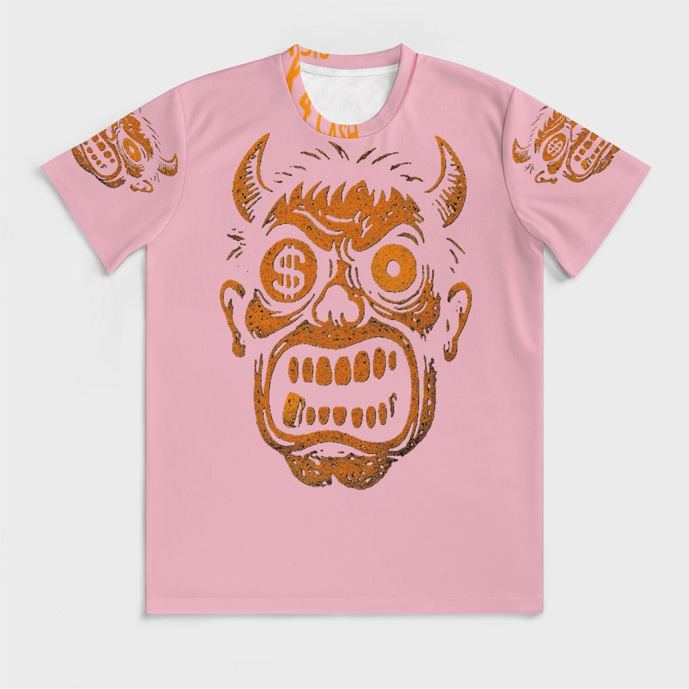 Ice Silk All-Over Print T-Shirt – Streetwear Tee for Cool Comfort