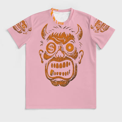 Ice Silk All-Over Print T-Shirt – Streetwear Tee for Cool Comfort