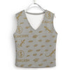Women's Long Sleeve Button Knit Vest