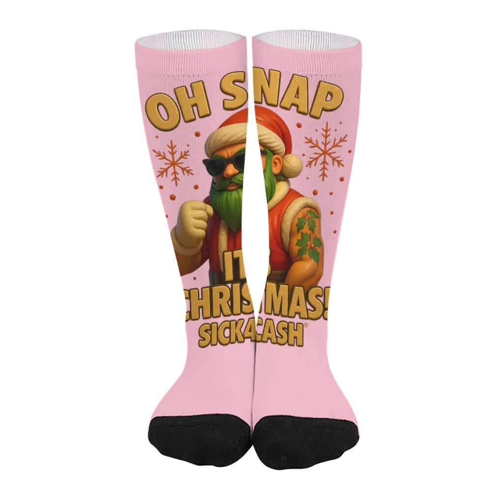 “OH SNAP IT’S CHRISTMAS” Socks - Limited Holiday Drop