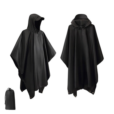 Unisex Waterproof Hooded Rain Coat/Poncho – Lightweight Outdoor Shell for Hiking, Fishing & Climbing