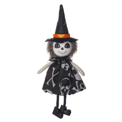 Halloween Decoration Supplies Ghost Festival Creative Cartoon Pumpkin Witch Pendant Children's Party Props Supplies
