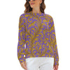 Raglan round neck sweater