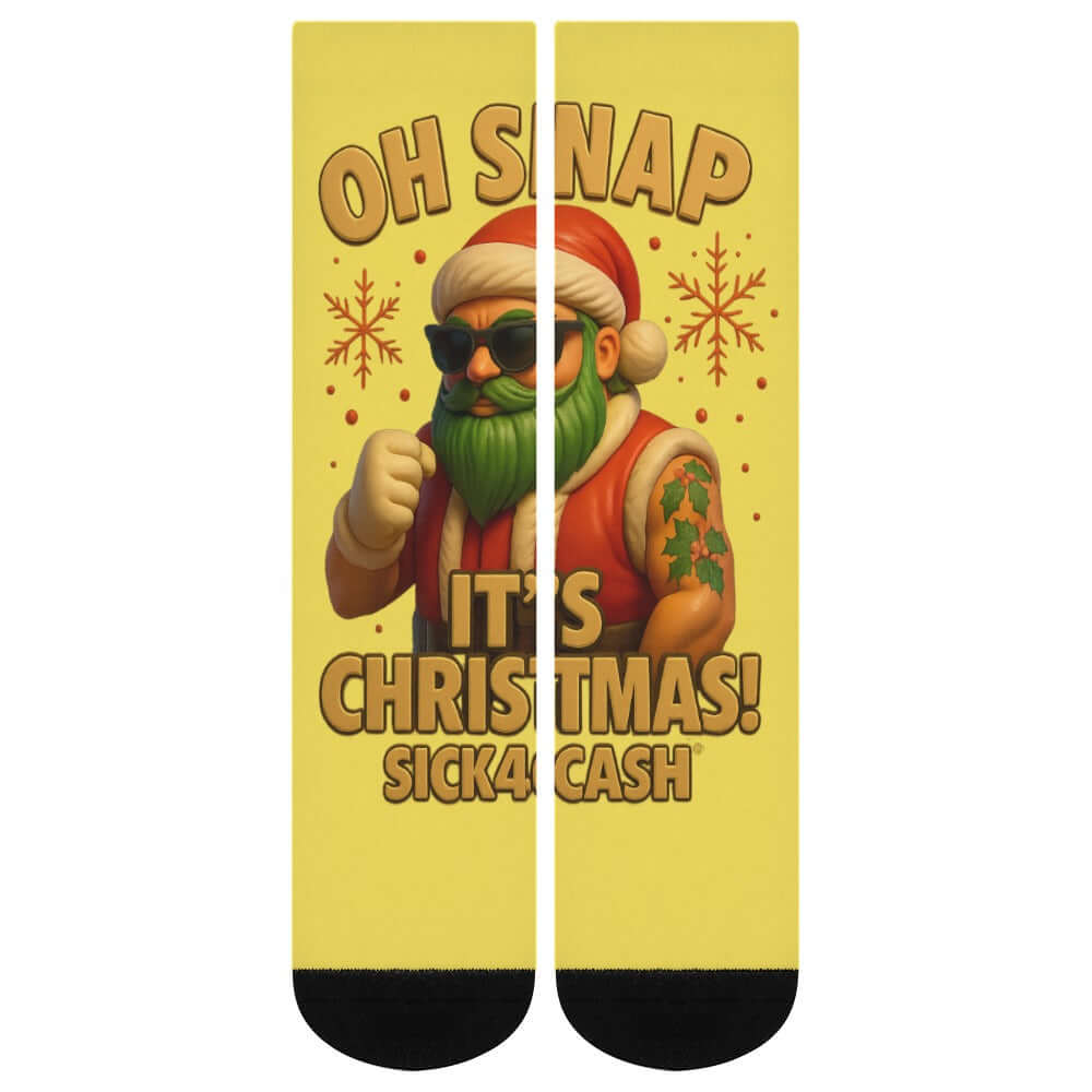 “OH SNAP IT’S CHRISTMAS” Socks - Limited Holiday Drop