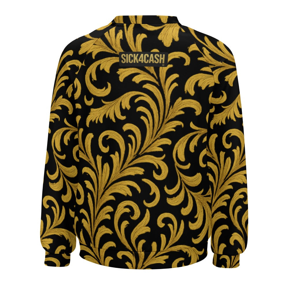 Raglan round neck sweater