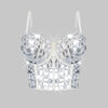 Strapless Bra with Heavy Handmade Sequins & Beads  Glamour That Stays Put