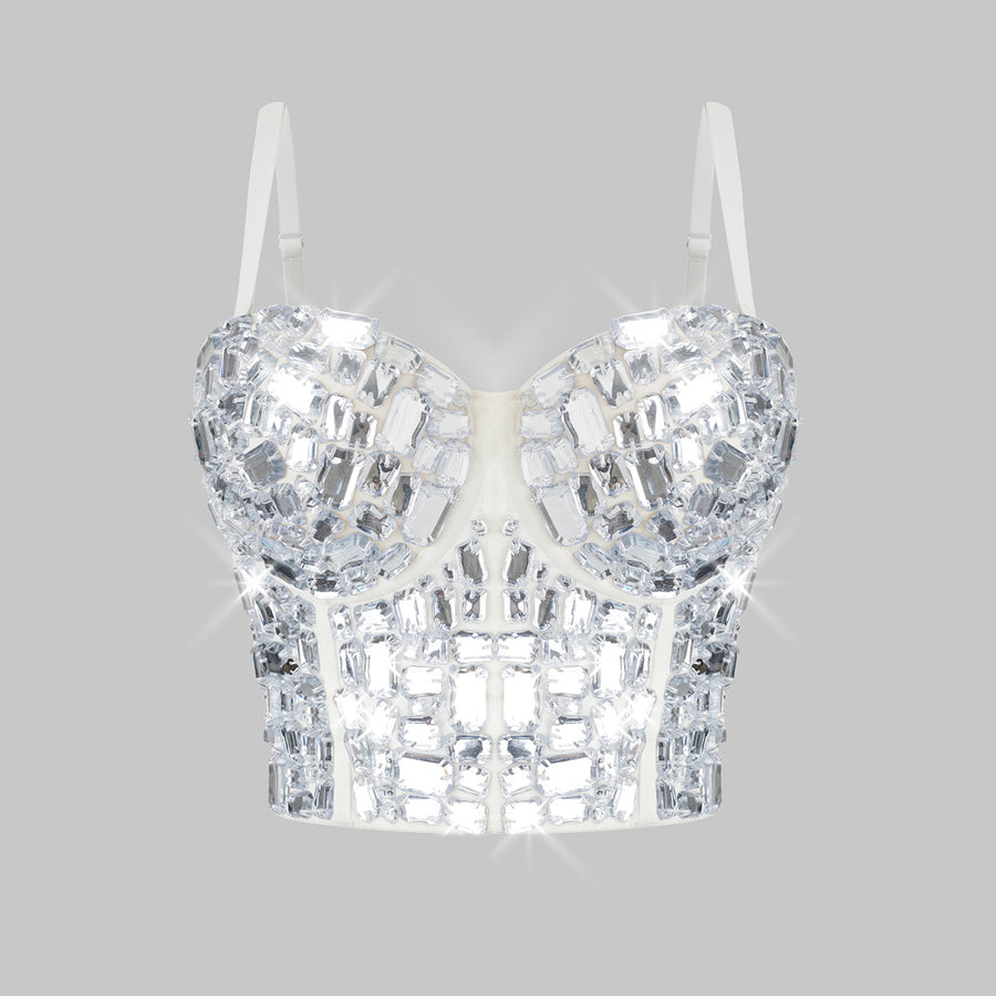 Strapless Bra with Heavy Handmade Sequins & Beads  Glamour That Stays Put