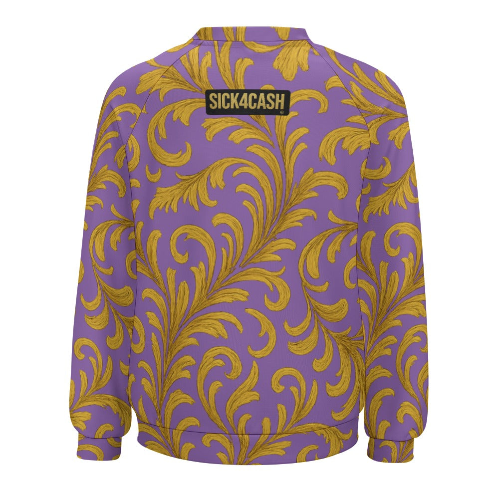 Raglan round neck sweater