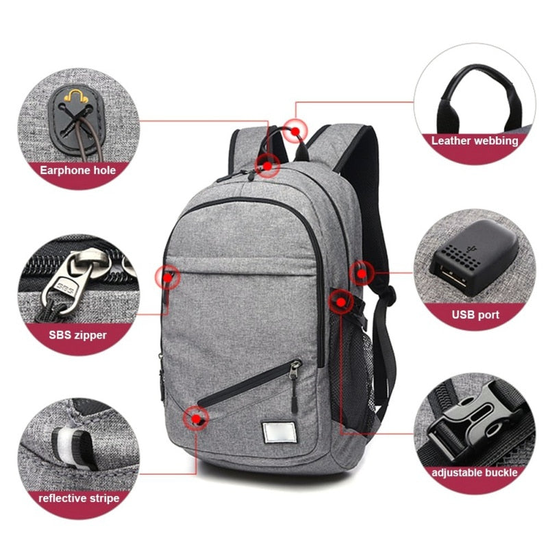 Men’s Sport Backpack with Ball Net
