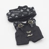 17cm Labubu First and Second Generation Blind Box 10cm Cotton Crying Doll Clothes Knitted Printed Hat