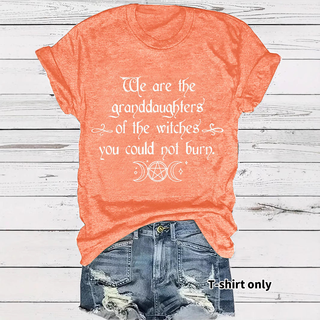 Moon Letter Printed T-Shirt