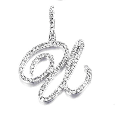 Hip hop accessories grass letter pendant melon seed buckle Cuban chain accessory