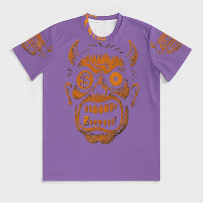 Ice Silk All-Over Print T-Shirt – Streetwear Tee for Cool Comfort