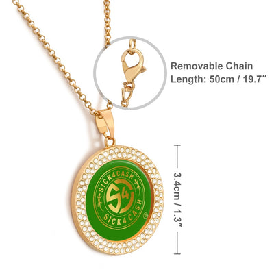S4C Multicolored diamond necklace
