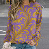 Raglan round neck sweater