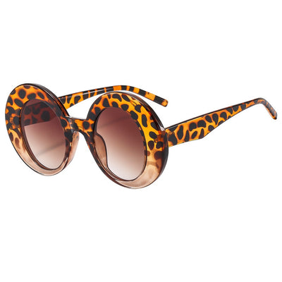 New Fashion Large Frame Round Sunglasses for Men and Women