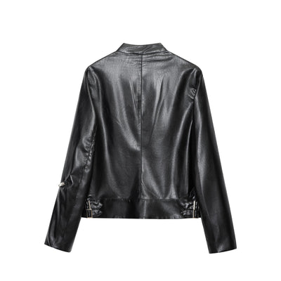 Women's Leather Jacket + Leather Pants