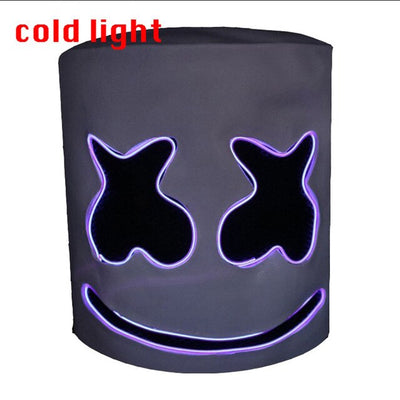 Cosplay Masker Party Carnaval Night Cosplay accessoire Anime Comic Cartoon gezichtsstuk DJ Gezichtsmasker Halloween Grappig flash licht