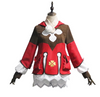 Game Genshin Impact Klee Cosplay Costume Wigs Shoes Loli Outfit Uniform Women adult kids child girl Halloween Carnival backpack