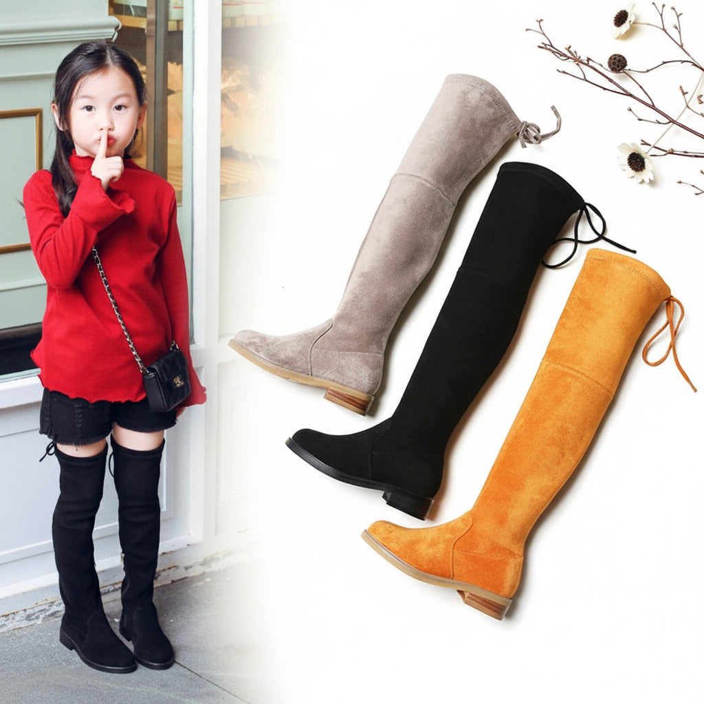 Princess Girls Boots  Waterproof Winter Snow Boots for Kids Autumn/Winter