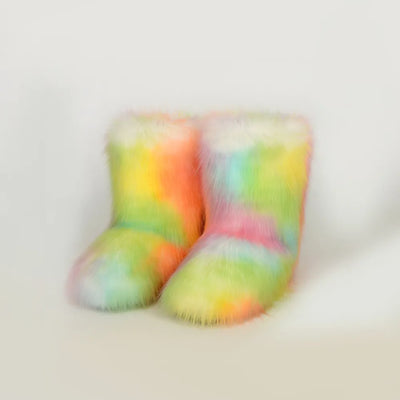 🔥 Thermal Fuzzy Platform Boots — by SICK4CASH®  Step into the drop with heat that doesn’t quit. These aren’t just boots—they’re a movement. Engineered for the grind, ritualized for the win.