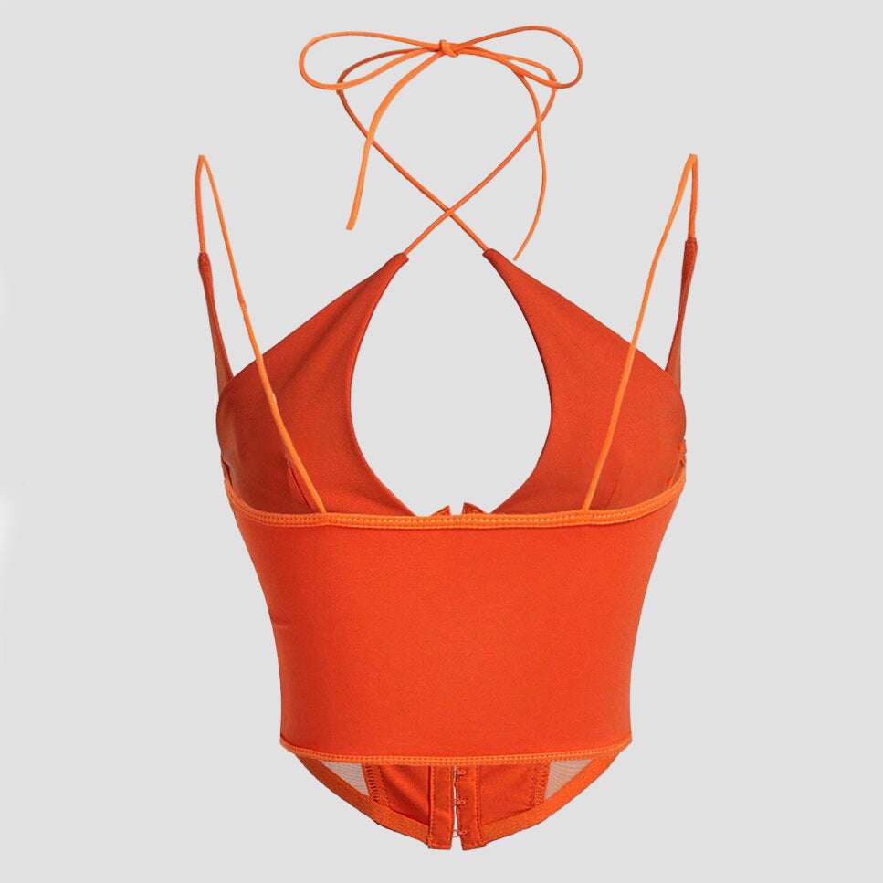 Strapless Sheer Mesh Camisole – Solid Color Tube Top for Women