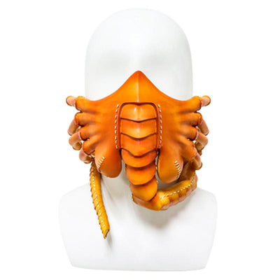 Halloween Horror Rubber Scary Half Face Bug Mask Explosion Models Latex Mask Face Hugger Scorpion Props