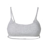 Women's Fitted Crop Top Solid Color Strapless Tube Top