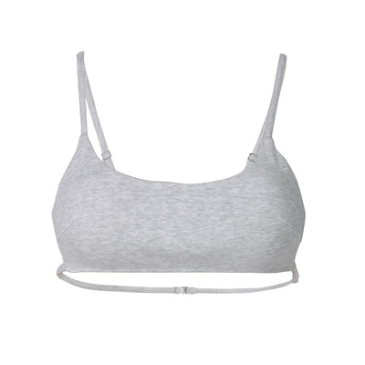 Women's Fitted Crop Top Solid Color Strapless Tube Top