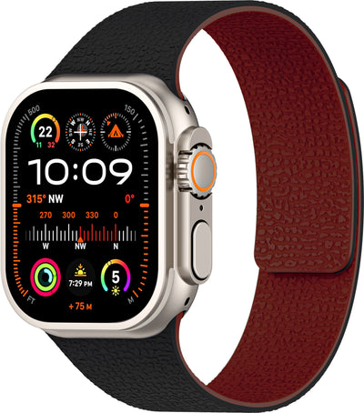 Apple iWatch, Huawei Watch 5, Samsung GT5 Silicone Watch Band with Soft Magnetic Adsorption and Lychee Pattern