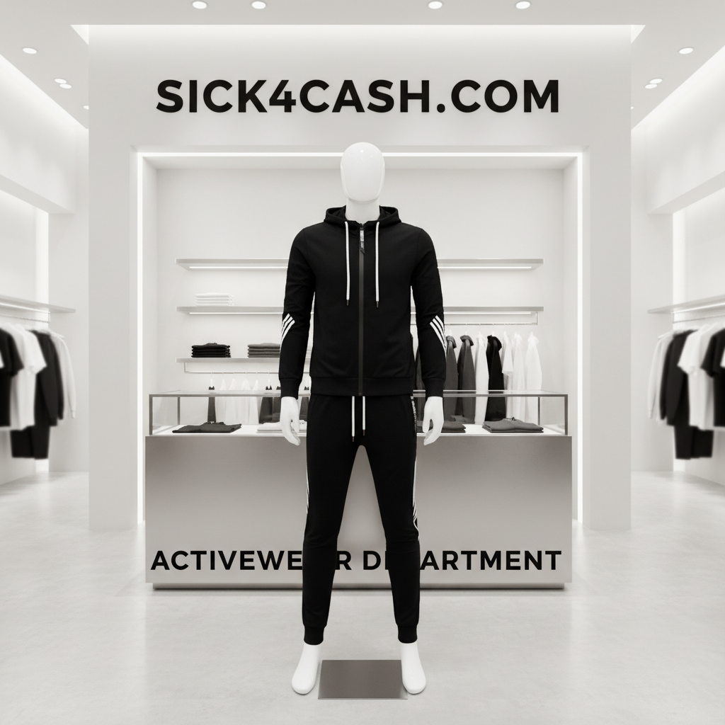 Black sweatsuit front