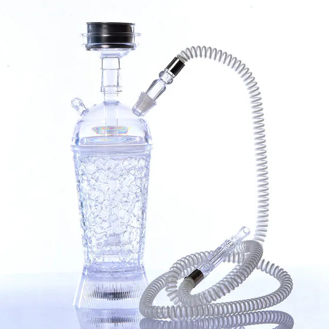 Acrylic LED Light Hookah Cup Set