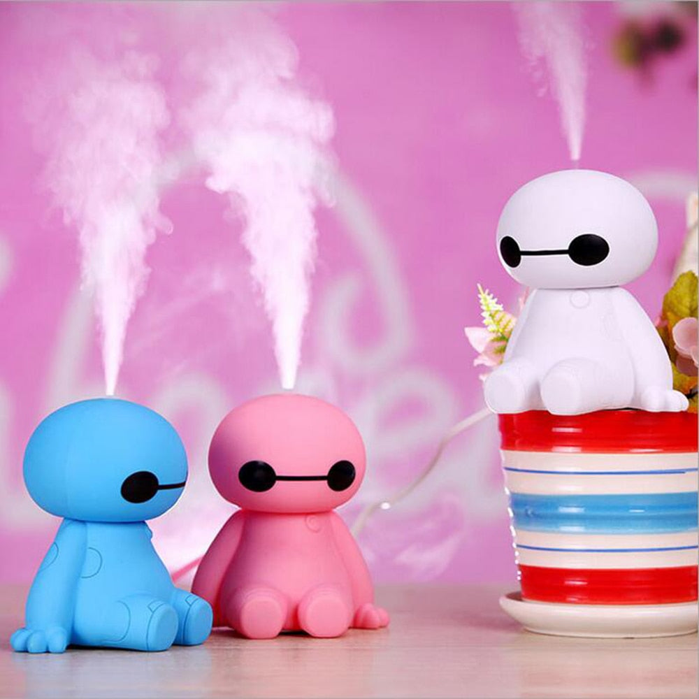 Baymax USB Aroma Diffuser – 200ML Ultrasonic Humidifier with Essential Oil Function