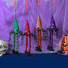 Halloween Light up Wizard Hat Long Leg Pendant Window Display Decoration Pendant Ghost Festival Party