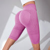 S4C Seamless Butt-Lifting Fitness Pants with Tummy Control and High Waist Peach Bottom Yoga Shorts