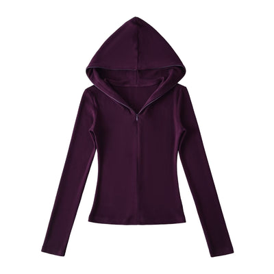 Half-Zip Slim Fit Hooded Sweatshirt