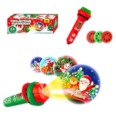 Christmas Projection Flashlight Toy – Luminous Holiday Light for Kids & Festive Fun