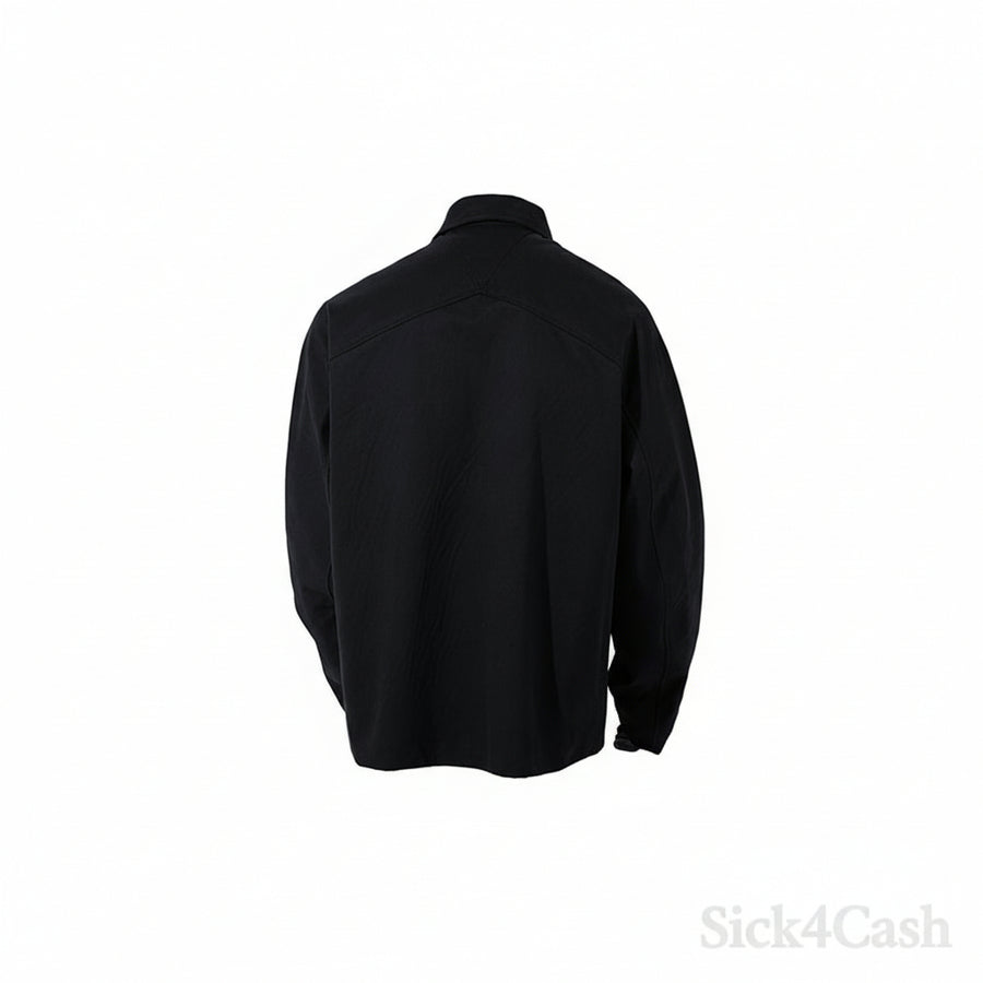 S4C Jacket - Clean Fit Casual Simple Outerwear for Men displayed on a mannequin, highlighting its sleek design.