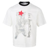 Short Sleeve T-Shirt Unisex Summer Loose Regular Shoulder