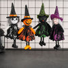 Halloween Decoration Supplies Ghost Festival Creative Cartoon Pumpkin Witch Pendant Children's Party Props Supplies