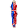 Girls Suicide Harley Cosplay Costumes Joker Squad Quinn Clown Jacket Pants Sets Christmas Halloween Party Fancy Dress  for Women