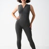Seamless Shapewear Fitness Yoga Sleeveless  Elasticity Running Shaping Long Pants Jumpsuit