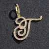 Hip hop accessories grass letter pendant melon seed buckle Cuban chain accessory